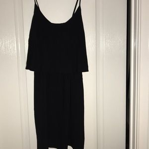 xsmall black tank top dress